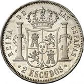 Reverse 2 Escudos 1868