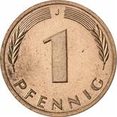 Obverse 1 Pfennig 1984 J