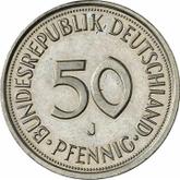Obverse 50 Pfennig 1984 J