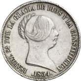 Obverse 20 Reales 1854
