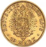 Reverse 10 Mark 1878 C Prussia