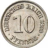 Obverse 10 Pfennig 1899 A