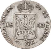 Reverse 4 Groschen 1803 A Silesia