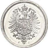 Reverse 1 Pfennig 1917 F