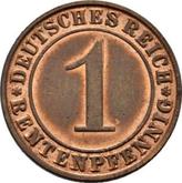 Obverse 1 Rentenpfennig 1929 F