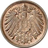 Reverse 1 Pfennig 1897 D