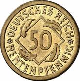 Obverse 50 Rentenpfennig 1923 J