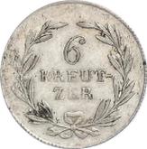 Reverse 6 Kreuzer 1814