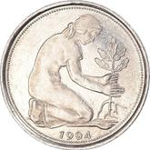 Reverse 50 Pfennig 1994 J