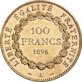 Reverse 100 Francs 1896 A