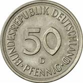 Obverse 50 Pfennig 1980 D