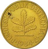 Reverse 10 Pfennig 1984 D