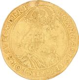 Obverse Ducat 1655 AT Portrait with Crown