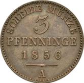 Reverse 3 Pfennig 1856 A