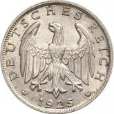 Obverse 1 Reichsmark 1925 D