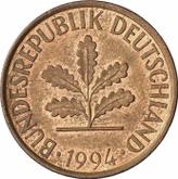 Reverse 2 Pfennig 1994 D