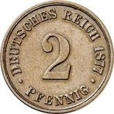 Obverse 2 Pfennig 1877 B