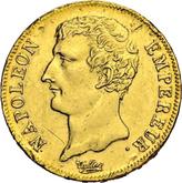 Obverse 20 Francs AN 12 (1803-1804) A EMPEREUR