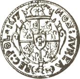 Reverse Ducat 1657 IT SCH Portrait with Crown