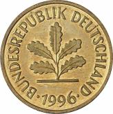 Reverse 5 Pfennig 1996 J