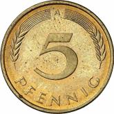 Obverse 5 Pfennig 1994 A