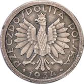 Obverse 10 Zlotych 1934 Pattern