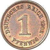 Obverse 1 Pfennig 1902 E