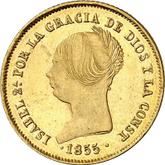 Obverse 100 Reales 1855