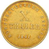 Reverse 10 Thaler 1841