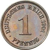 Obverse 1 Pfennig 1901 F