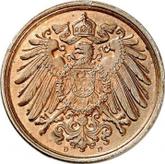 Reverse 1 Pfennig 1893 D