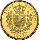 Reverse 5 Gulden 1825 W