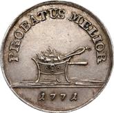 Reverse 1 Zloty (4 Grosze) 1771 Pattern