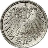 Reverse 5 Pfennig 1898 G