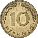 Obverse 10 Pfennig 1986 F