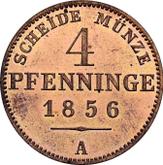 Reverse 4 Pfennig 1856 A