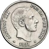 Obverse 50 Centavos 1881