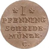 Reverse Pfennig 1820 C