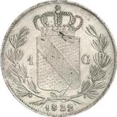 Reverse Gulden 1822