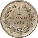 Reverse Kreuzer 1851