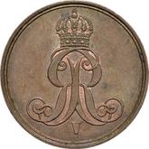 Obverse 2 Pfennig 1861 B