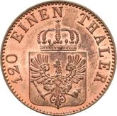 Obverse 3 Pfennig 1854 A