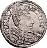 Obverse 3 Groszy (Trojak) 1597 IF Olkusz Mint