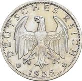 Obverse 1 Reichsmark 1925 J