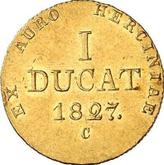 Reverse Ducat 1827 C