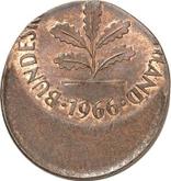 Reverse 1 Pfennig 1950-1971