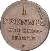 Reverse Pfennig 1831 C