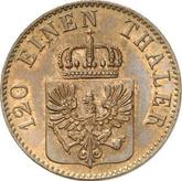 Obverse 3 Pfennig 1847 D