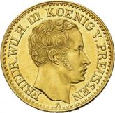 Obverse 1/2 Frederick D'or 1825 A