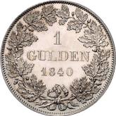 Reverse Gulden 1840